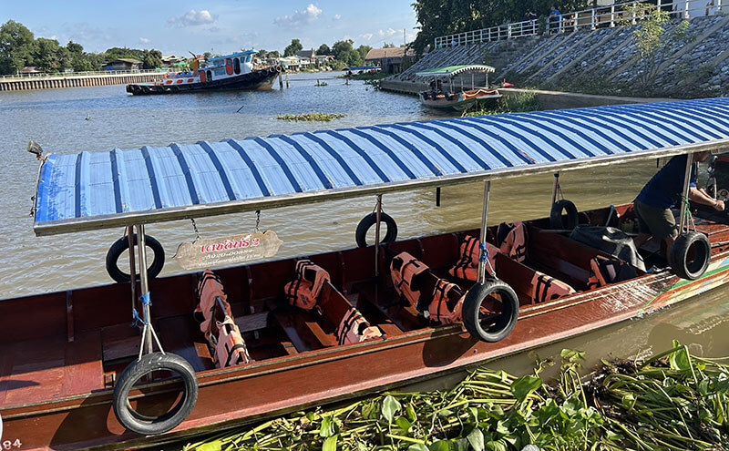 Boat trip in Ayutthaya  