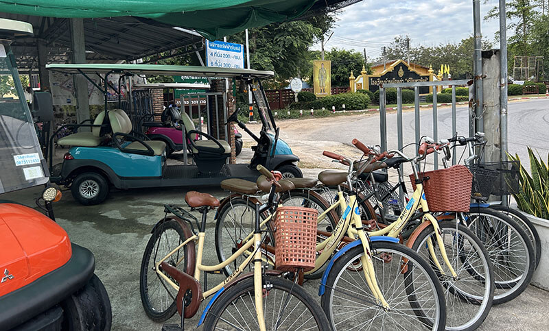 Bike rental shop in Sukhothai