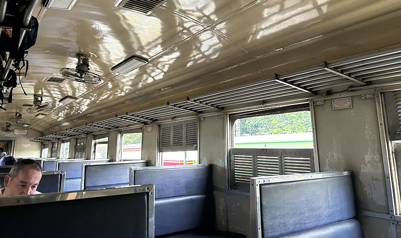 train cabin bangkok kanchanaburi