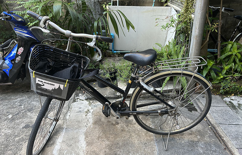 My bicycle in Ayutthaya  