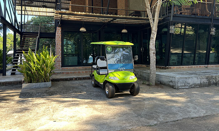 Golf cart is popular way to explore Koh Mak