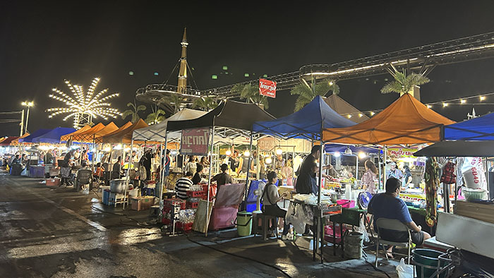 Night market near Skywalk