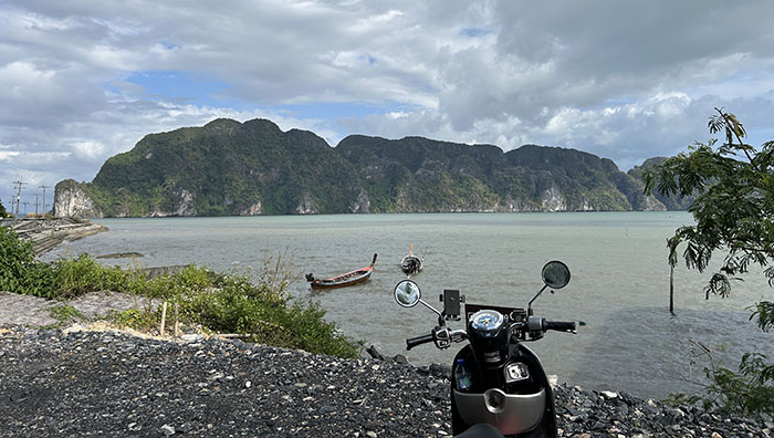 My motobike on Koh Lanta