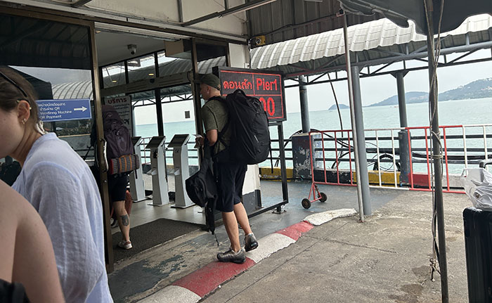Na Thon Pier on Koh Samui