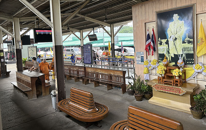 Thonburi train station in Bangkok