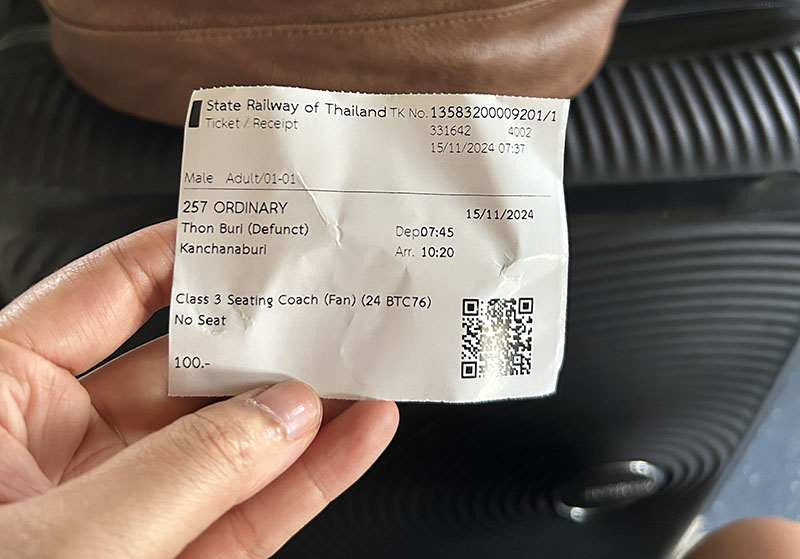 train ticket bangkok kanchanaburi