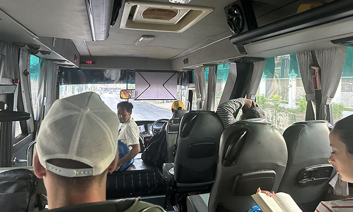 Van from Krabi Town to Pak Bara Pier