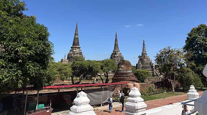 View from Wat Phra Mongkhon Bophit