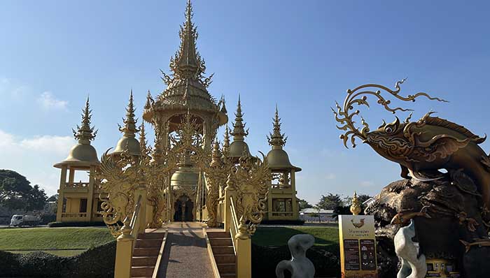 Golden Building at White Temple