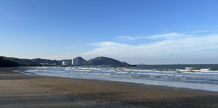 Beach at Pran Buri Forest Park