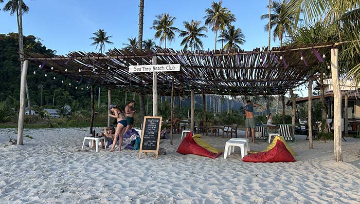 beach club at Ao Phrao Beach