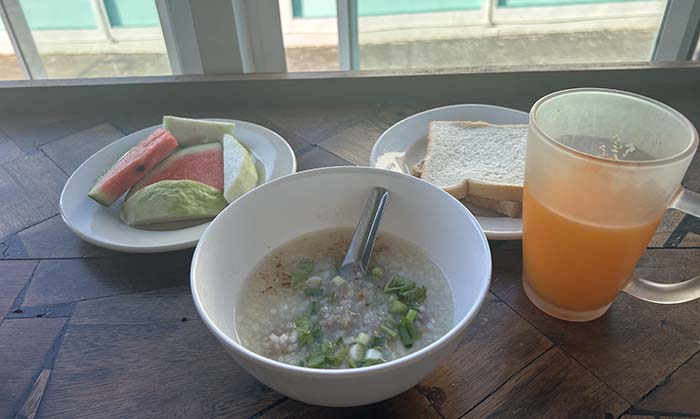 Breafast at my hotel