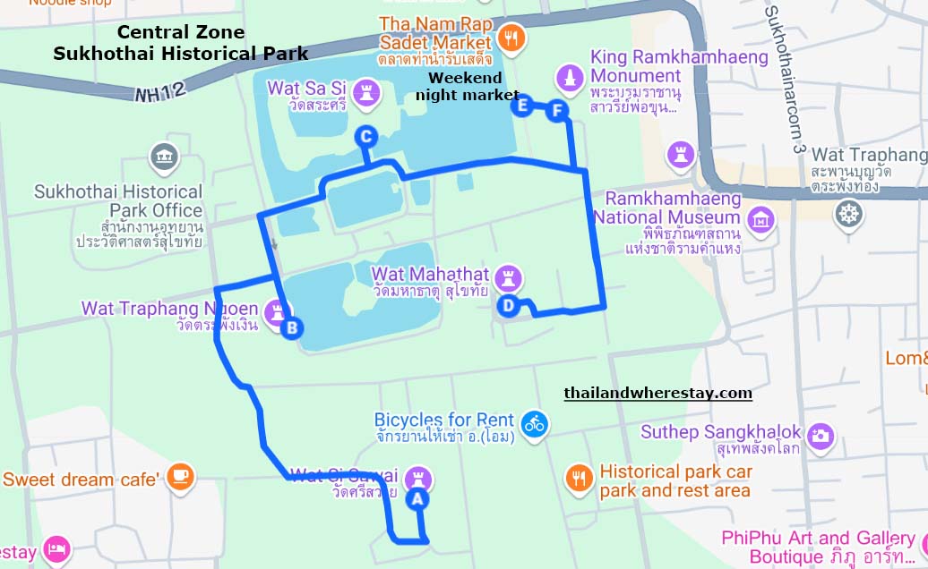 Central Zone Sukhothai Historical Park