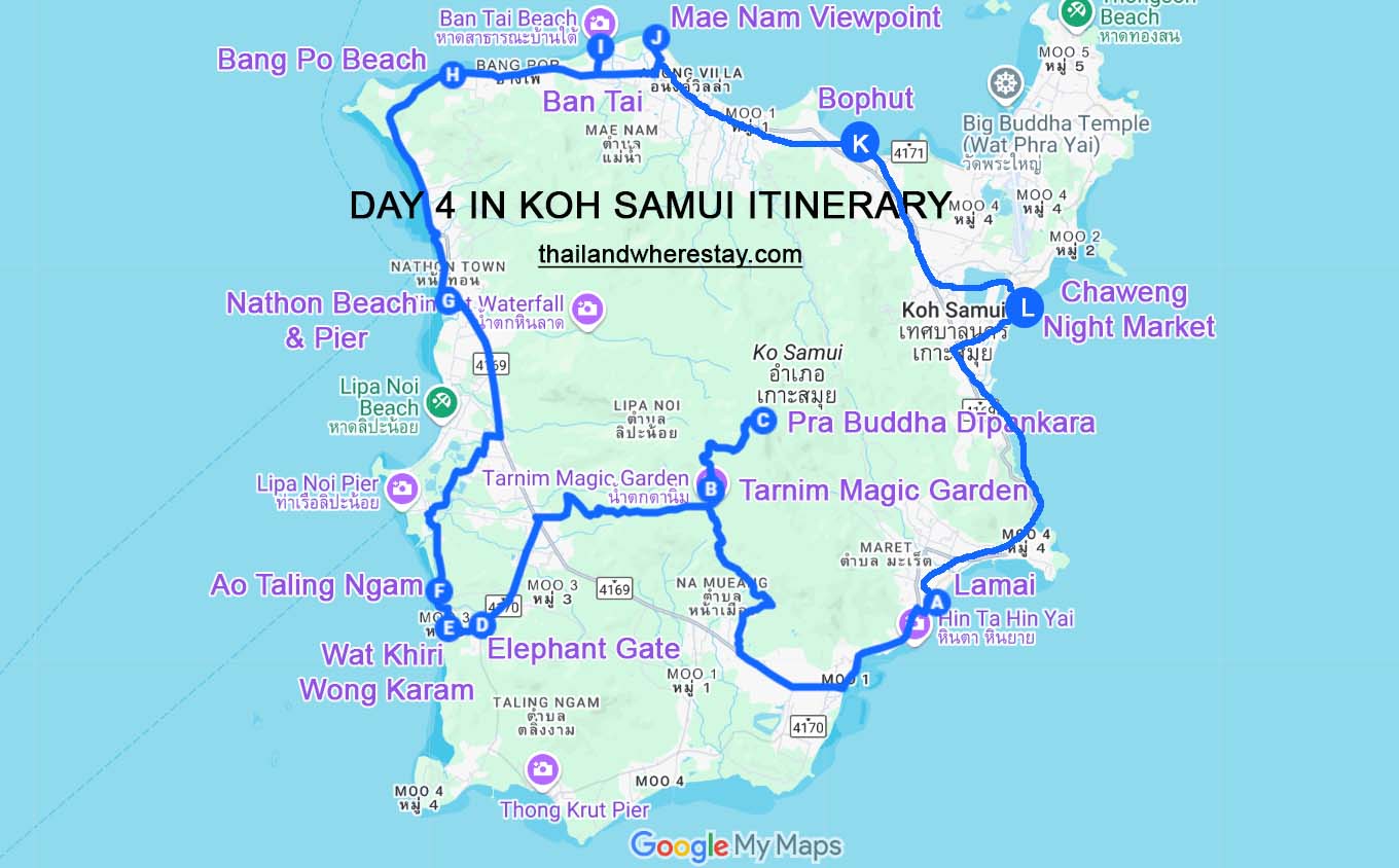 day 4 Koh Samui itinerary