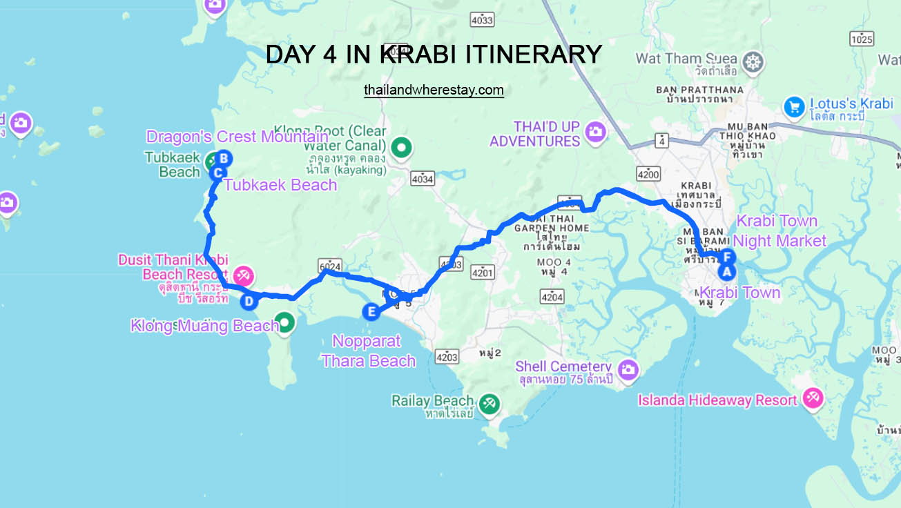 Day 4 in Krabi itinerary