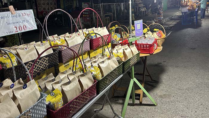 food basket for alms giving