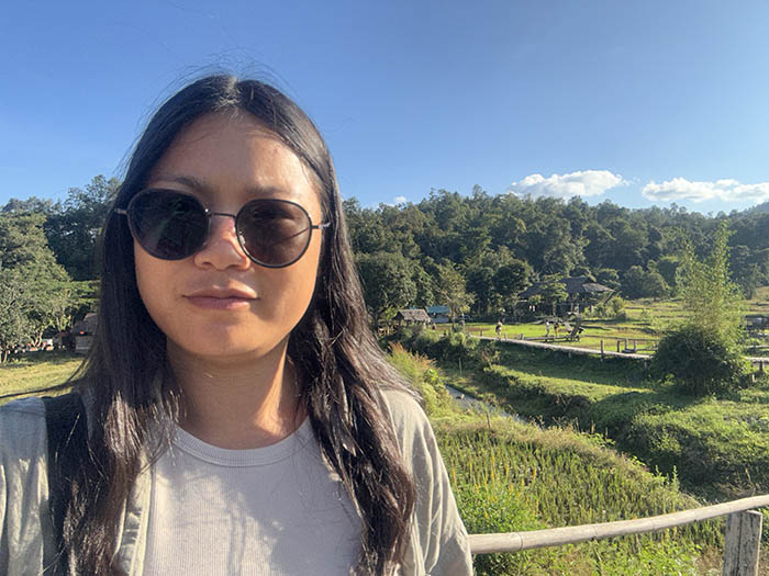 Me at Pai Bamboo Bridge