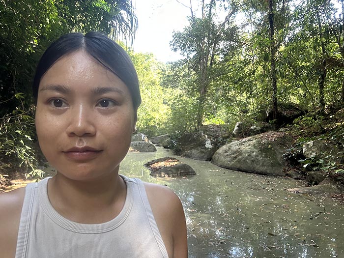 Me hiking at Khao Sok National Park
