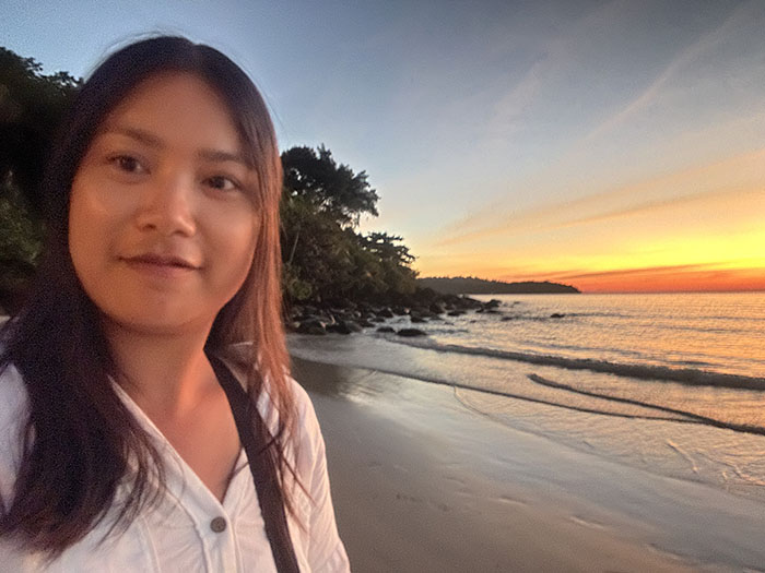 me at Klong Chao Beach Koh Kood