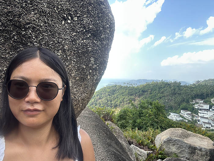 me at Overlap Stone Koh Samui