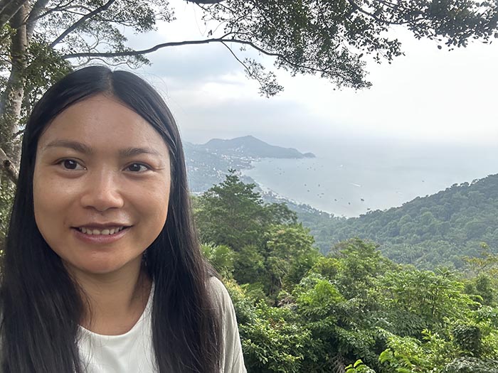 Me at Summit Viewpoint Koh Tao