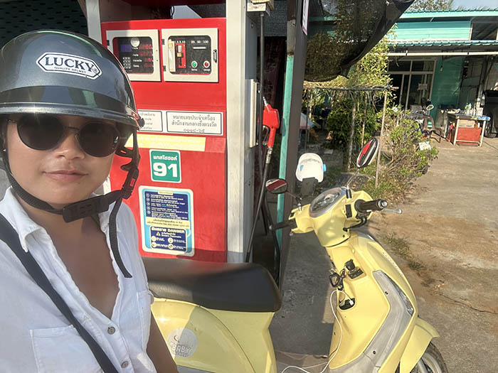 Me with my scooter on Koh Yao Yai