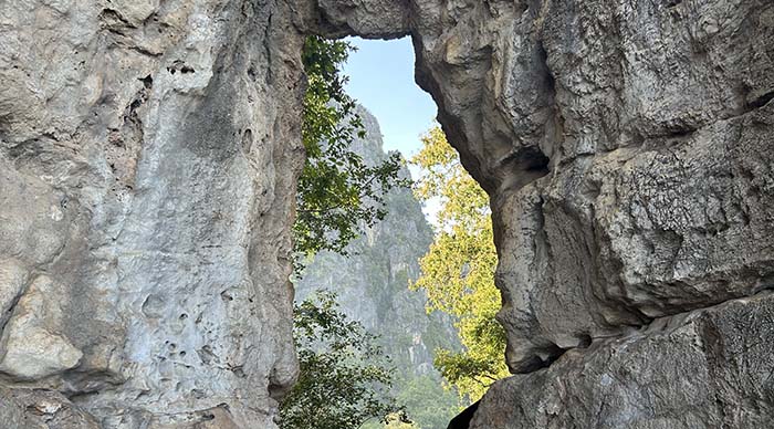 mirror at Khao Nang Phanthurat