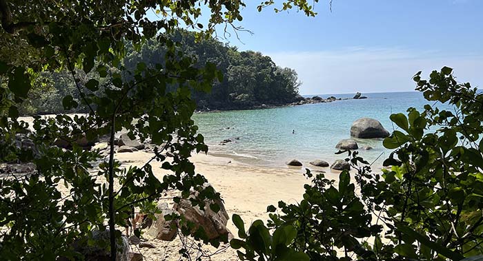 sandy beach at  Khao Lak-Lam Ru National Park