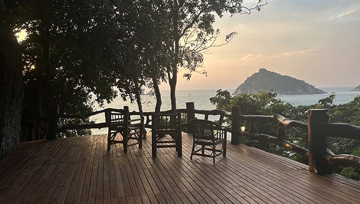 Sunset view at Dusit