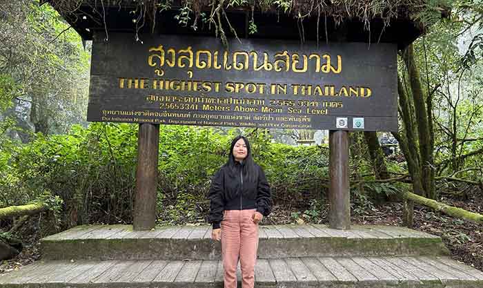 the highest spot of Thailand