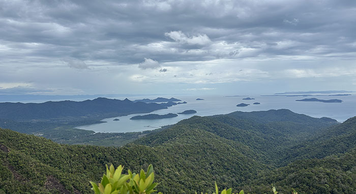 View from Summit of Mt Salak Phet