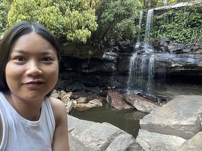 Me at Huang Nam Kaew Waterfalls Ko Kut