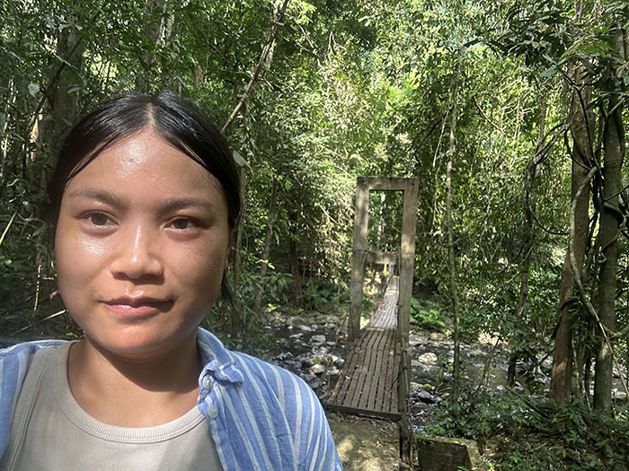 me at San Yang Roi Trail