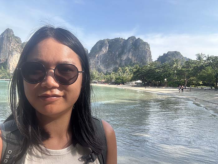 Me at Railay Beach Krabi