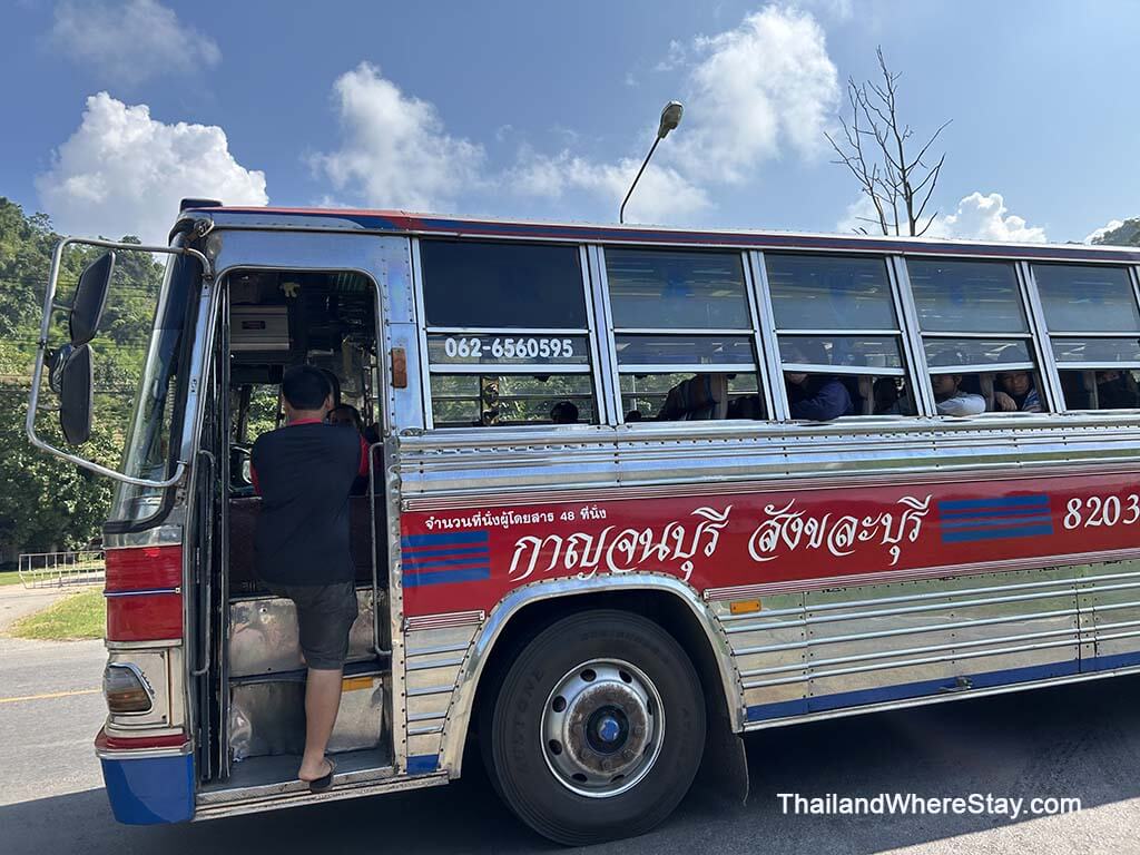 Bus Kanchanaburi Helfire Pass