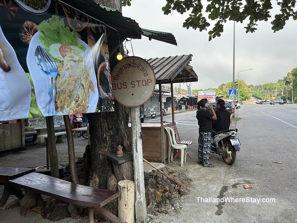 Bus Stop at Nam Tok