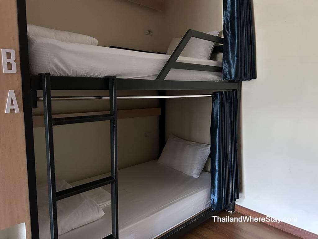 My bed at More Than Sleep Hostel