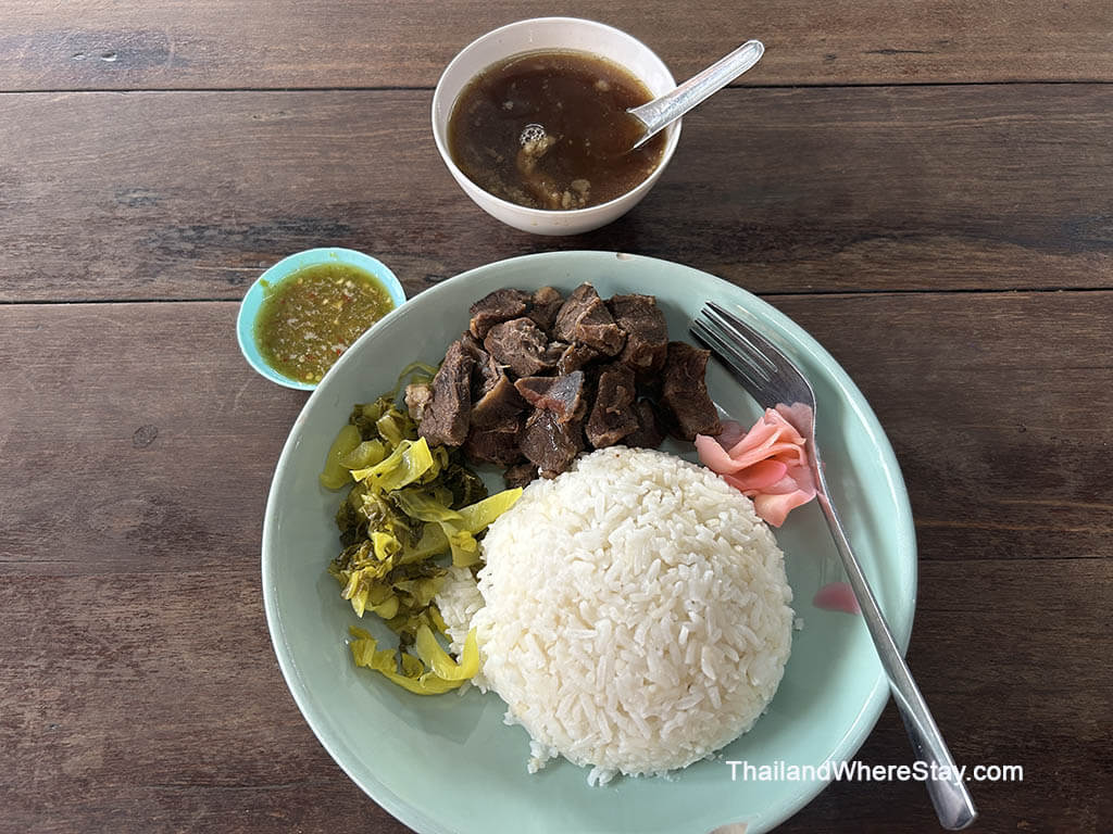 My lunch at local Thai restaurant