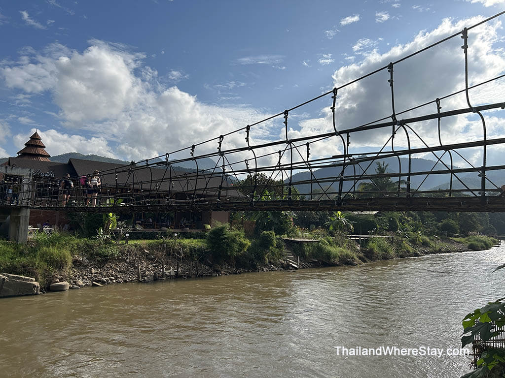 Pai River and Sling Bridge