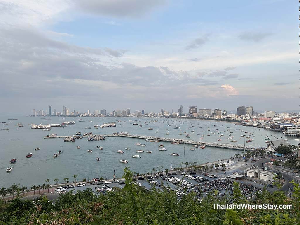 Pattaya Beach view from Pattaya Sign Viewpoint