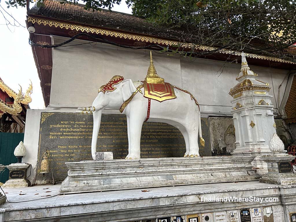 white elephant statue