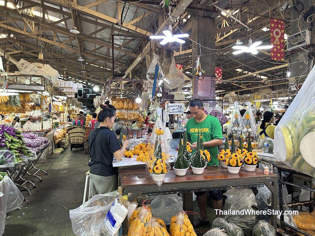 Flower Market Old Town Bangkok