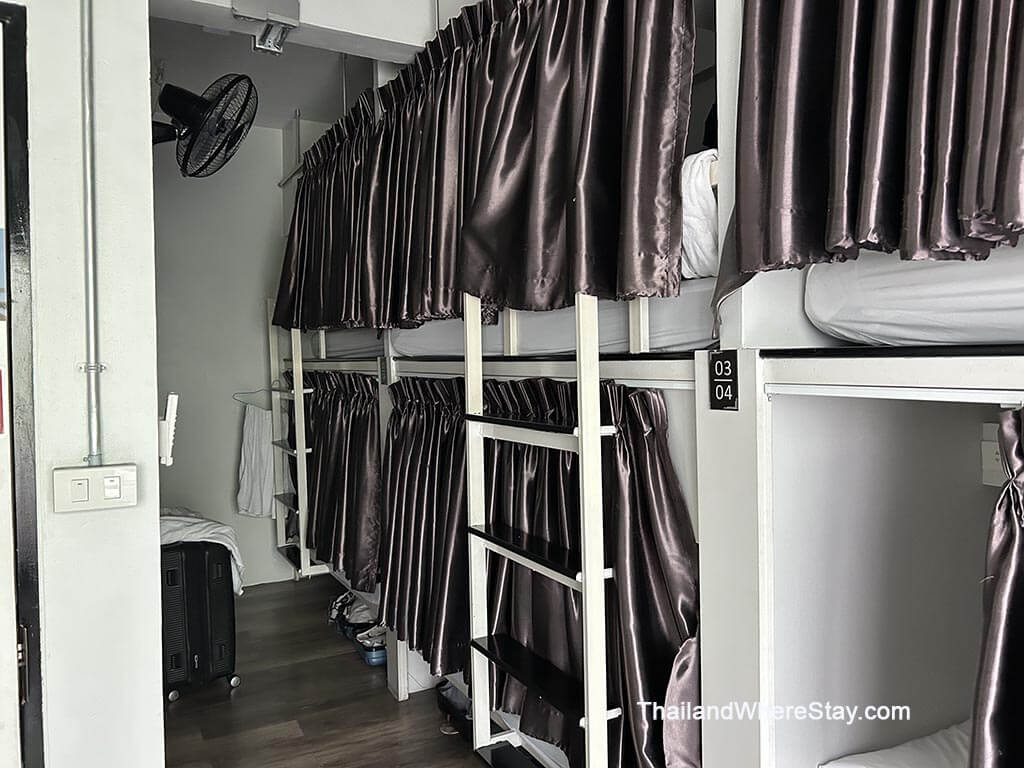 my hostel in Pratunam