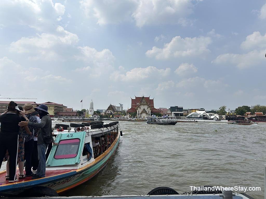 Pier along Chao Phraya River