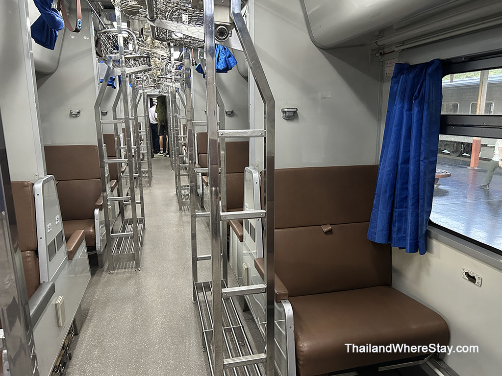 2nd class AC train 14 Chiang Mai to Bangkok
