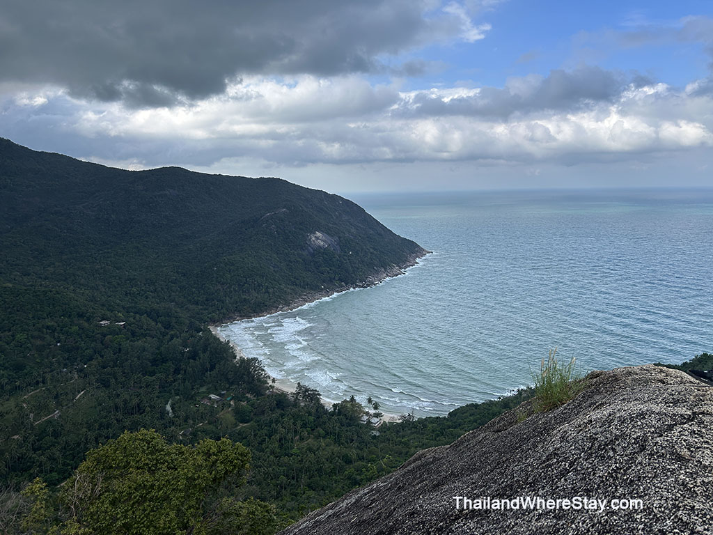 Bottle Beach from viewpoint