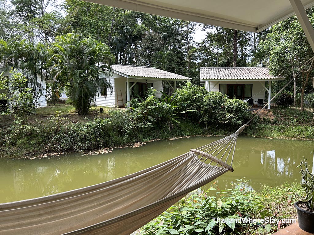 Deck area at River Retreat Koh Mak