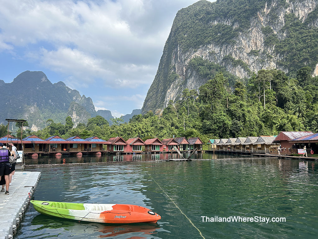 floating bungalows Cheow Lan Lake