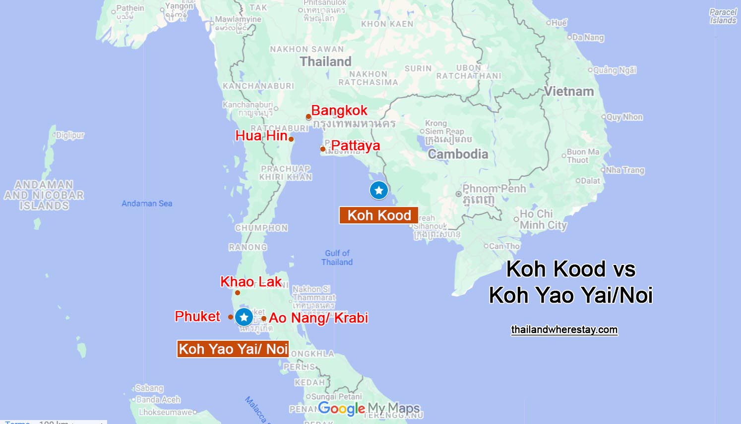 Koh Kood vs Koh Yao