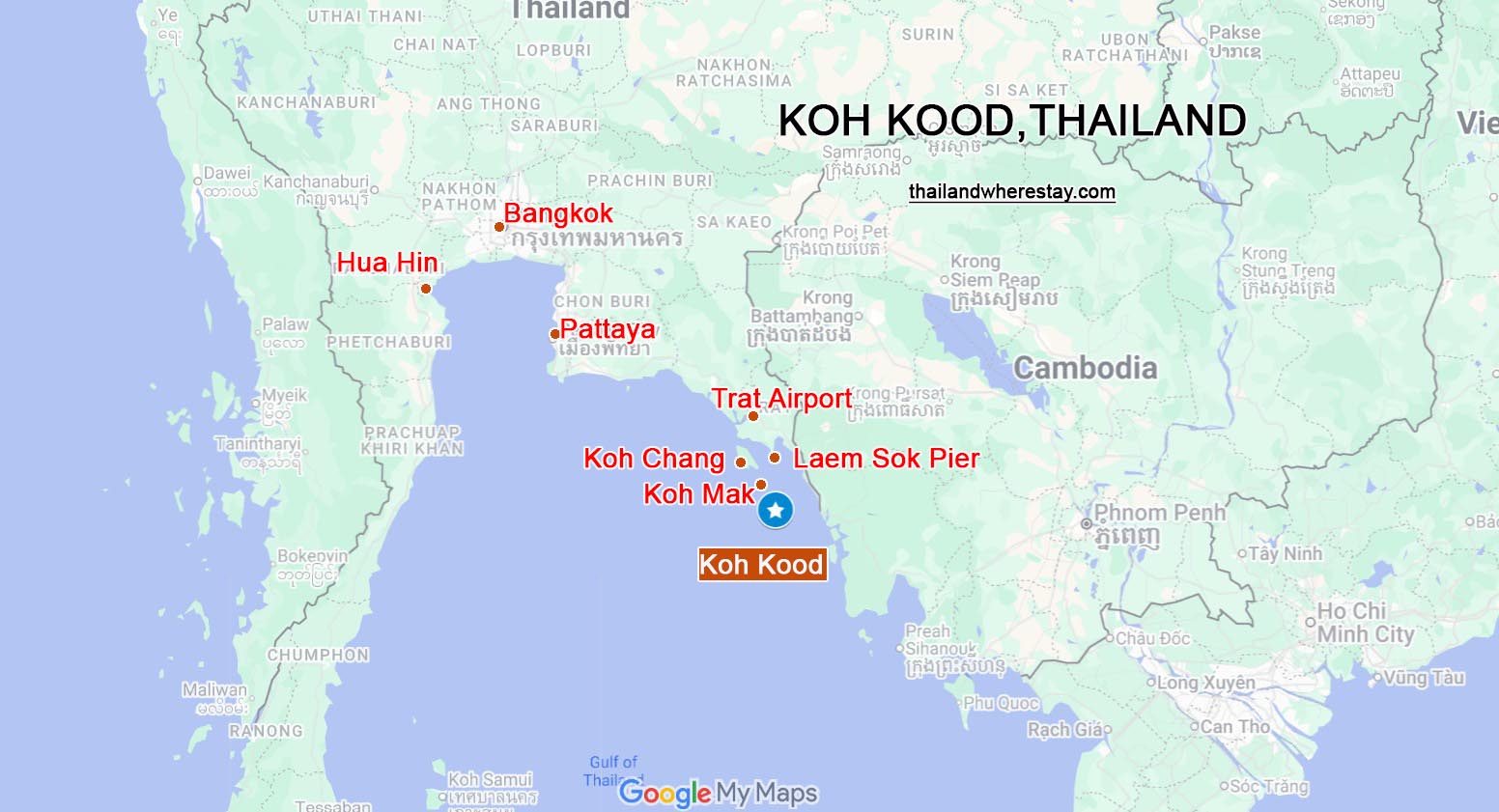 Koh Kood island on food